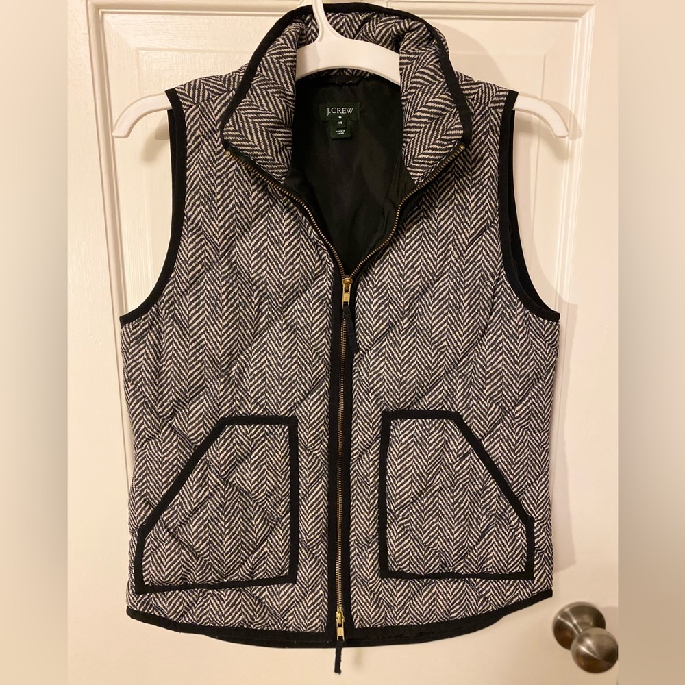 XS J Crew Factory Puffer Vest